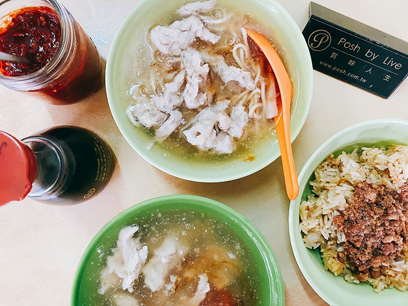 台北民權東路巷內無名小吃